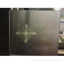 Polycarbonate prismatic advertising light box panel